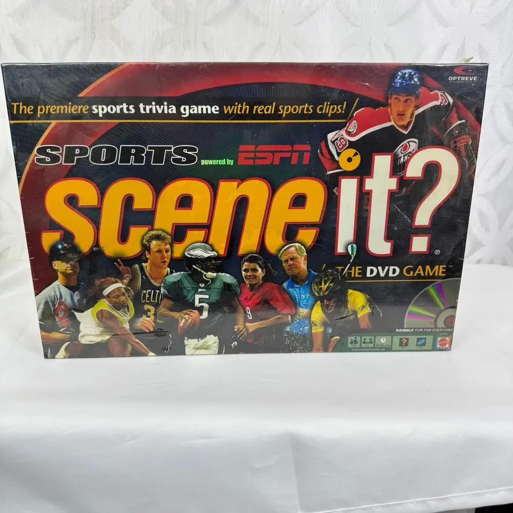 Scene It? Sports Powered by ESPN The DVD Game Sports Trivia Brand New‎ Sealed